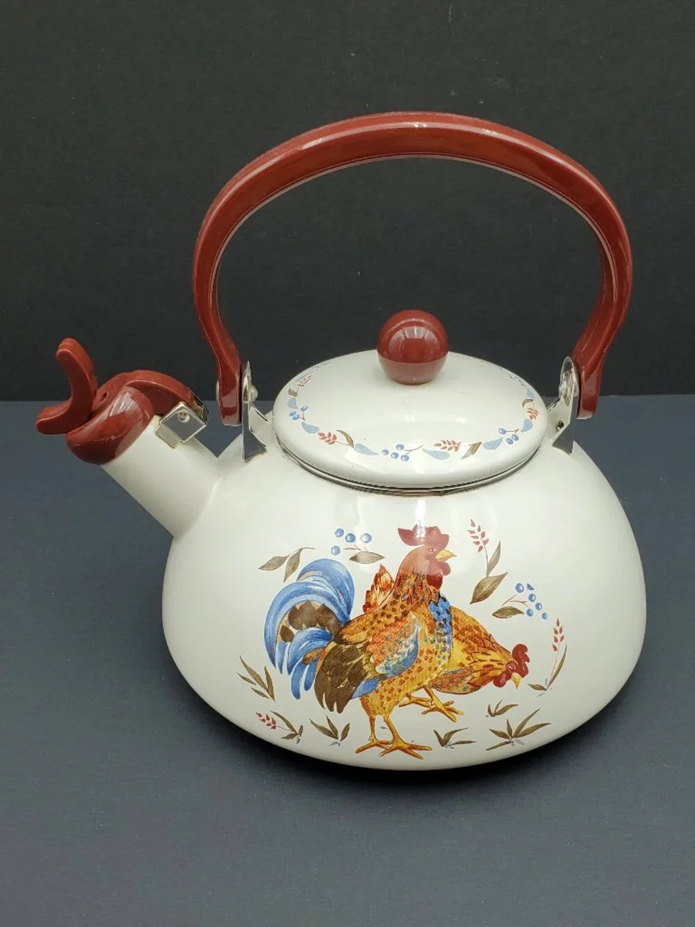 Corelle Country Morning Rooster Teapot Corning Rooster 2 Quart Tea Kettle